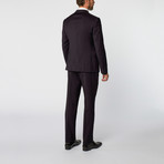 Lucca Notch lapel 2-Piece Suit // Black (US: 50R)