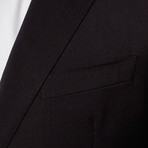 Lucca Notch lapel 2-Piece Suit // Black (US: 50R)