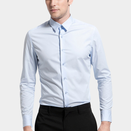 Casual Dress Shirt // Light Blue (XS)