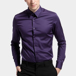 Casual Dress Shirt // Purple (M)
