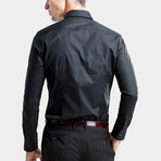 Solid Dress Shirt // Black (2XL)