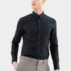 Solid Dress Shirt // Black (2XL)