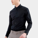 Solid Dress Shirt // Black (2XL)