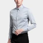 Solid Dress Shirt // Grey (L)