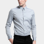 Solid Dress Shirt // Grey (L)