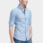 Solid Dress Shirt // Light Blue (L)