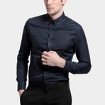 Solid Dress Shirt // Navy (XS)