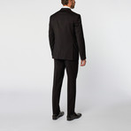 Armani Collezioni RTW // Antonio Notch Lapel 2-Piece Suit // Black (US: 48R)