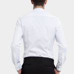 Mao Collar Dress Shirt // White (2XL)