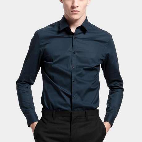 Vital Dress Shirt // Navy (XS)