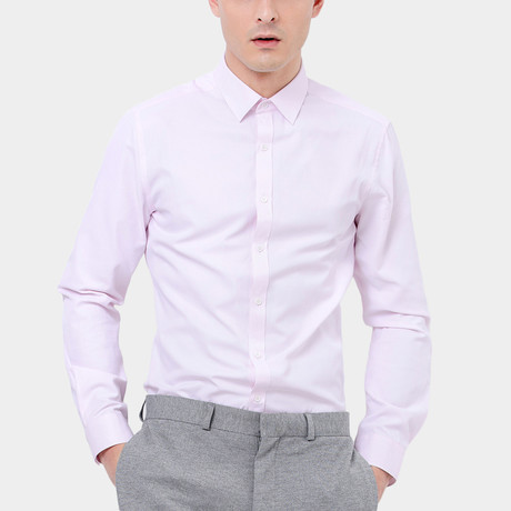 Ruth Dress Shirt // Pink (XS)