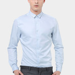 Over Lap Dress Shirt // Light Blue (XS)