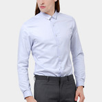 Over Lap Dress Shirt // Light Purple (L)