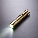 Worm // Flashlight // Brass (Nichia 219 LED)