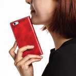 D7 IWL Flip Cover Case // Red (iPhone 6/6s)