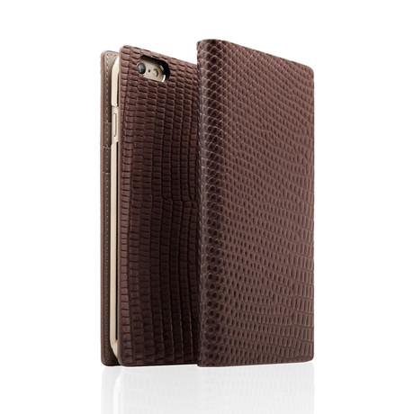 D3 ILL Flip Cover Case // Brown (iPhone 6/6s)