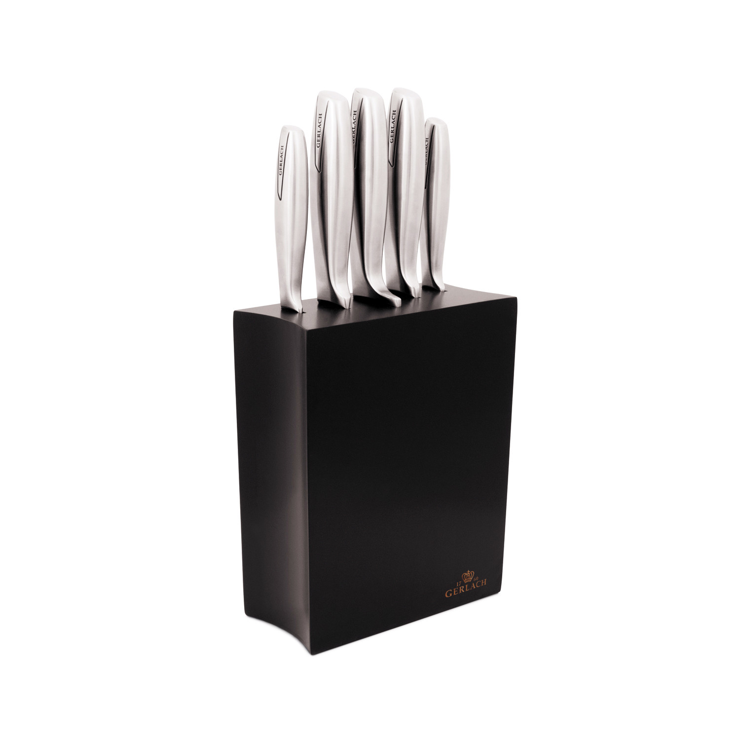 5 Piece Knife Block Set // 993 (White Block) - Gerlach - Touch of Modern