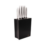 5 Piece Knife Block Set // 993 (Black Block)