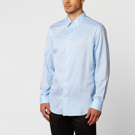Classic Long-Sleeve Dress Shirt // Light Blue (US: 14.5R)
