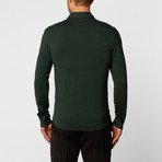 Long-Sleeve Button Up Shirt // Green (L)