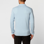 Armani Collezioni // Long-Sleeve Polo Shirt // Light Blue (XL)
