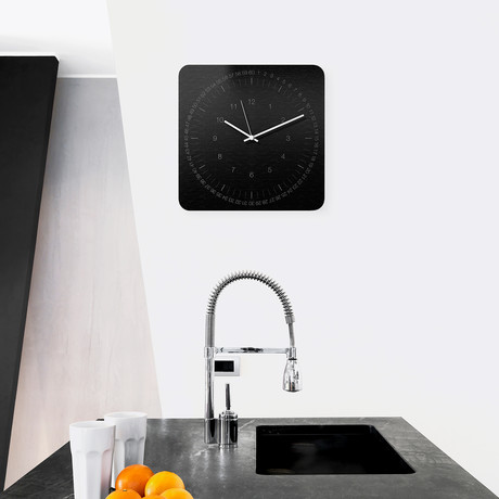 Wall Clock // Edge (Black)