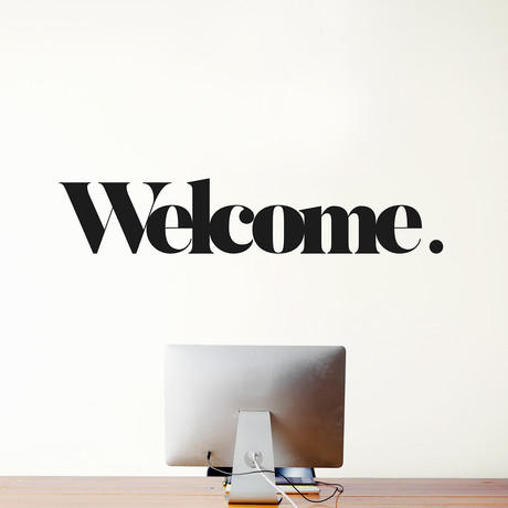 Wall Message // Welcome