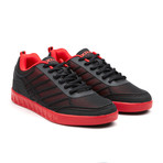 Xray // Jogger Sneaker // Red + Black (US: 9.5)