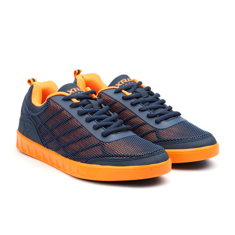 Xray // Jogger Sneaker // Navy + Orange (US: 7)