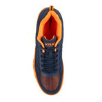Xray // Jogger Sneaker // Navy + Orange (US: 9.5)