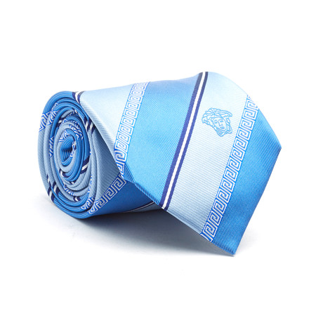 Stripes Silk Tie // Blue