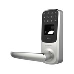 Ultraloq UL3 Fingerprint + Touchscreen Lever Lock // Satin Nickel