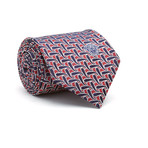 Tear Drop Silk Tie // Red + Black