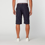 Private Member // Rip Stop Cargo Short // Navy (34)