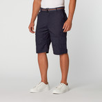 Private Member // Rip Stop Cargo Short // Navy (34)