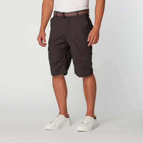 Rip Stop Cargo Short // Charcoal (30)
