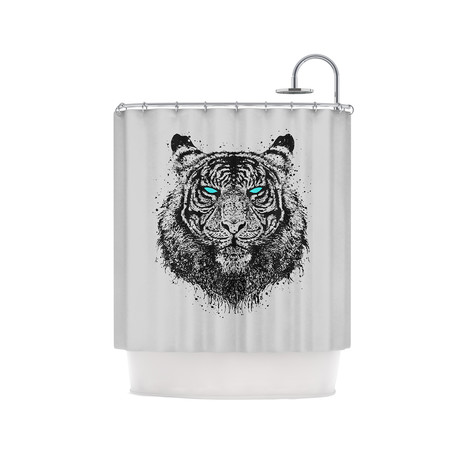 Tiger Gaze Shower Curtain