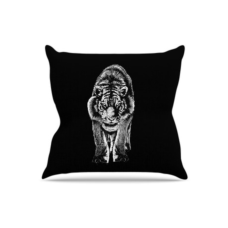 Stare Throw Pillow (18" x 18")