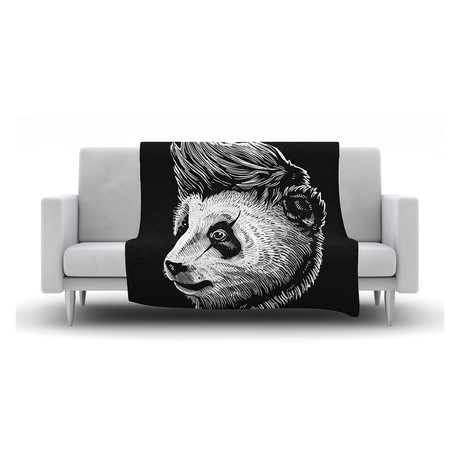 Funky Panda Fleece Blanket (50" x 60")
