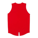 Mesh Overlay Tank // Red (S)