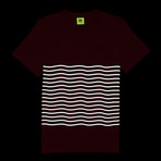 Rockaway Tee // Burgandy (S)