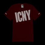 Wave Logo Tee // Red (S)