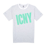 Wave Logo Tee // Heather Grey (S)