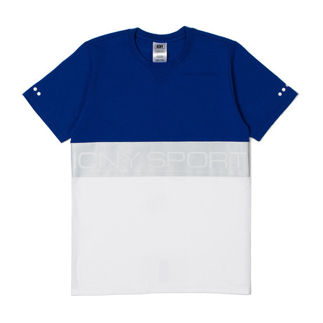 Block Sport Tee // Royal Blue (S)