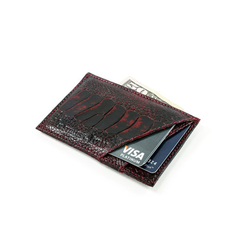 Slant Card Case // Shin Leather (Black)