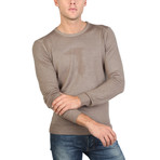 Crewneck Sweater // Brown (L)