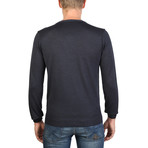 Slim Fit Sweater // Blue (2XL)