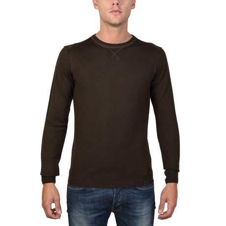 Slim Fit Sweater // Brown (M)
