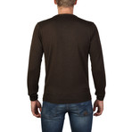 Slim Fit Sweater // Brown (L)