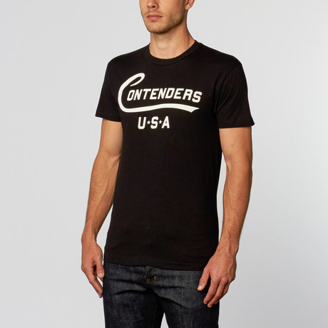 Contenders USA Graphic Tee // Black (S)